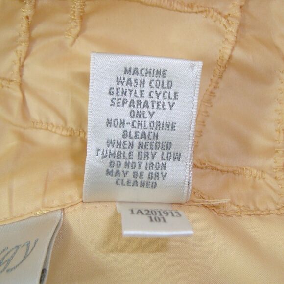 Zenergy by Chico's Lightweight Yellow Embroidered Zip Up Jacket Size 3 (XL) - Picture 4 of 8